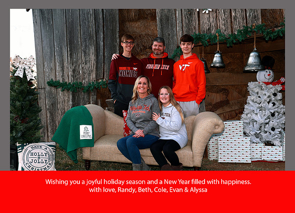 Christmas Card.one photo